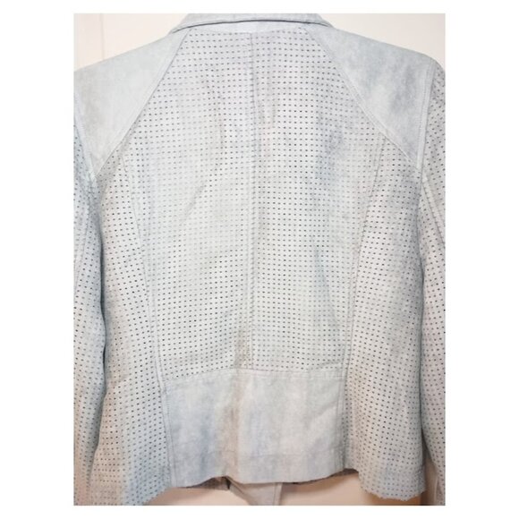 Anthropologie Hei Hei Vegan Suede Moto Jacket - Picture 9 of 10